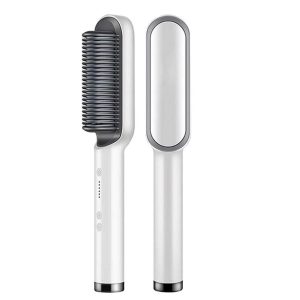 Hair straightening comb